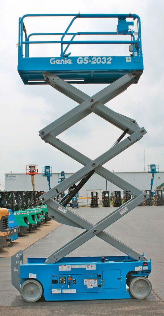 Genie 6m GS Electric Scissor Lift For Hire Edge Equipment Hire
